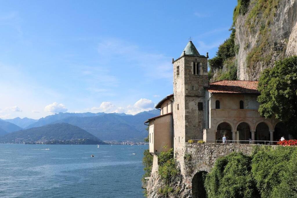 Lago Maggiore, Leggiuno, Ampio Appartamento Exterior photo